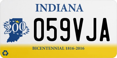 IN license plate 059VJA