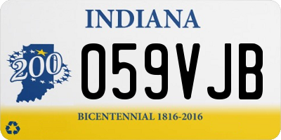 IN license plate 059VJB