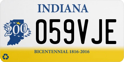 IN license plate 059VJE