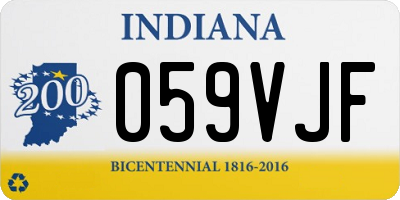IN license plate 059VJF