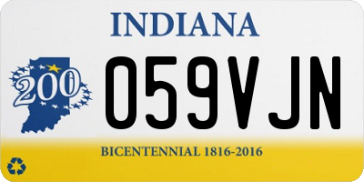 IN license plate 059VJN