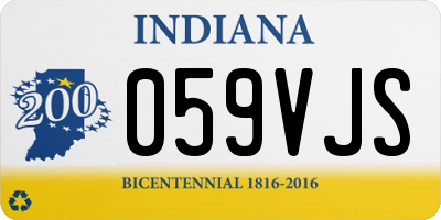 IN license plate 059VJS