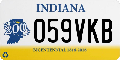 IN license plate 059VKB