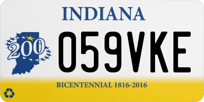 IN license plate 059VKE