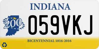 IN license plate 059VKJ