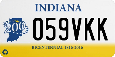 IN license plate 059VKK