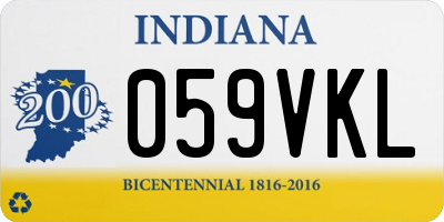 IN license plate 059VKL