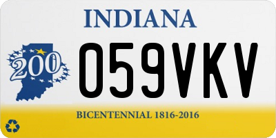 IN license plate 059VKV