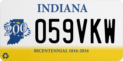 IN license plate 059VKW