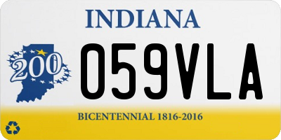 IN license plate 059VLA