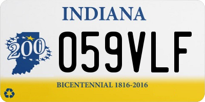 IN license plate 059VLF