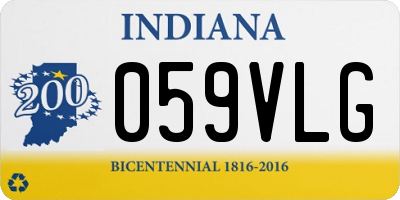 IN license plate 059VLG