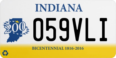 IN license plate 059VLI