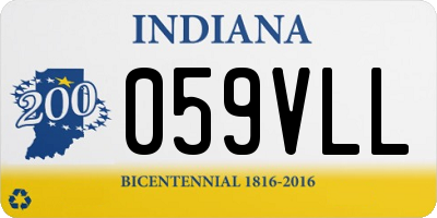 IN license plate 059VLL