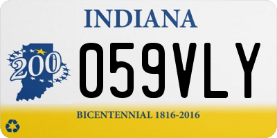IN license plate 059VLY