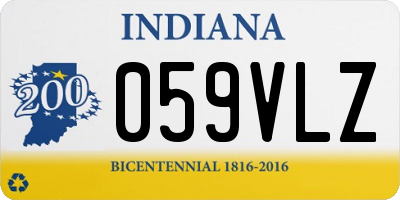 IN license plate 059VLZ
