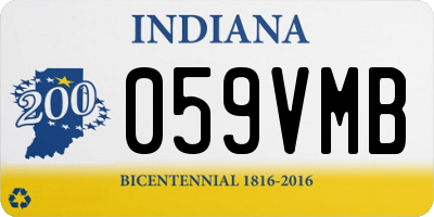 IN license plate 059VMB