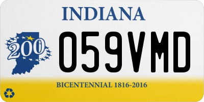 IN license plate 059VMD