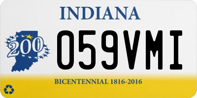 IN license plate 059VMI