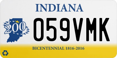 IN license plate 059VMK