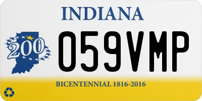 IN license plate 059VMP