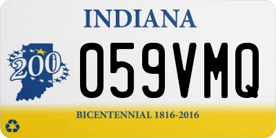 IN license plate 059VMQ