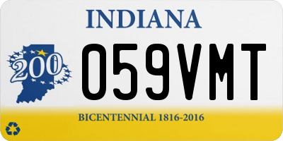 IN license plate 059VMT