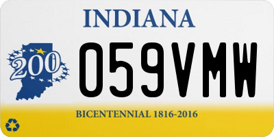 IN license plate 059VMW