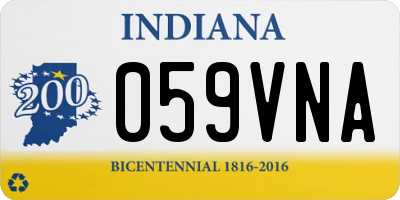 IN license plate 059VNA