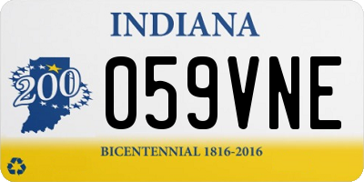 IN license plate 059VNE