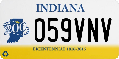 IN license plate 059VNV