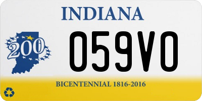 IN license plate 059VO