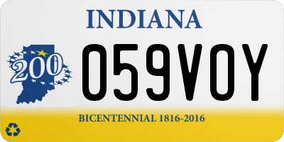 IN license plate 059VOY