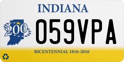 IN license plate 059VPA