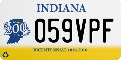 IN license plate 059VPF