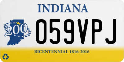 IN license plate 059VPJ