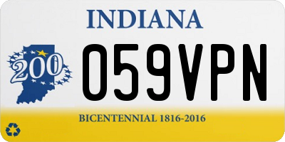 IN license plate 059VPN