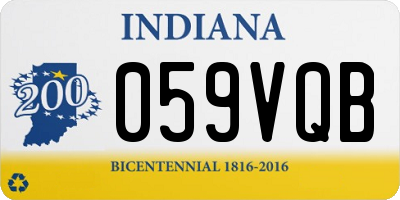 IN license plate 059VQB
