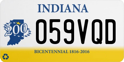 IN license plate 059VQD
