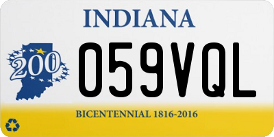 IN license plate 059VQL