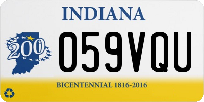 IN license plate 059VQU