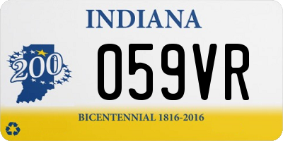 IN license plate 059VR