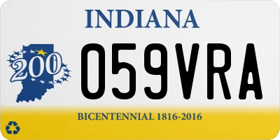 IN license plate 059VRA