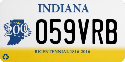 IN license plate 059VRB