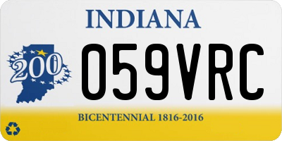 IN license plate 059VRC
