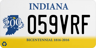 IN license plate 059VRF