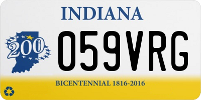 IN license plate 059VRG