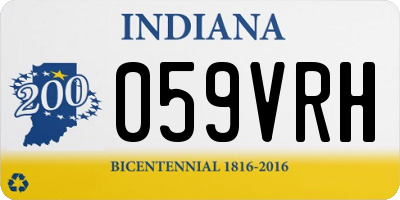IN license plate 059VRH
