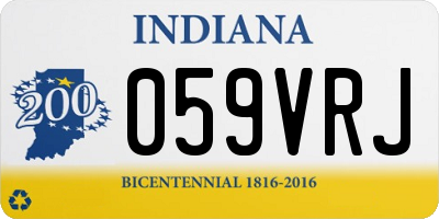 IN license plate 059VRJ