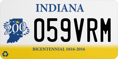 IN license plate 059VRM